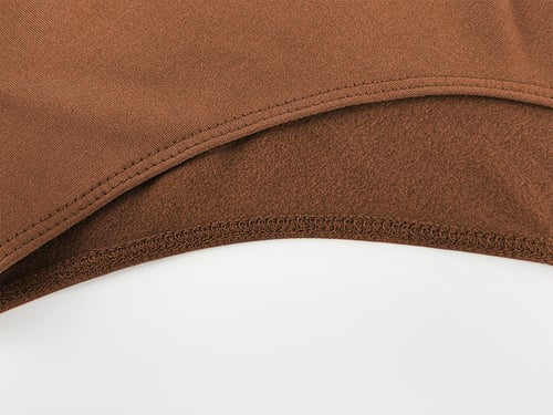 BREEHER Fleece Lined Long Sleeves Elasticity Bodysuits