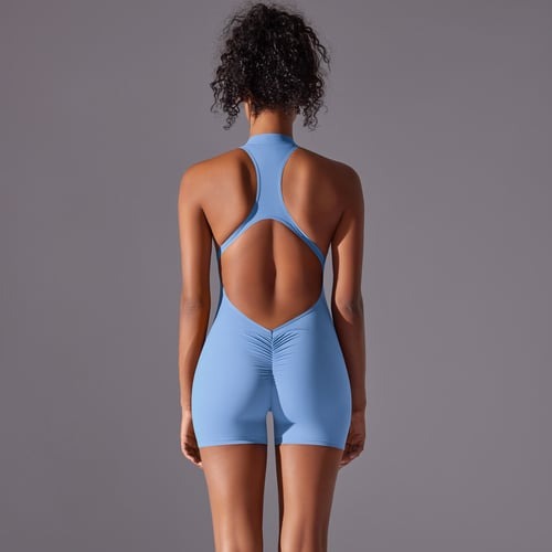 Sexy Halter Backless Hip-lifting Yoga Jumpsuit