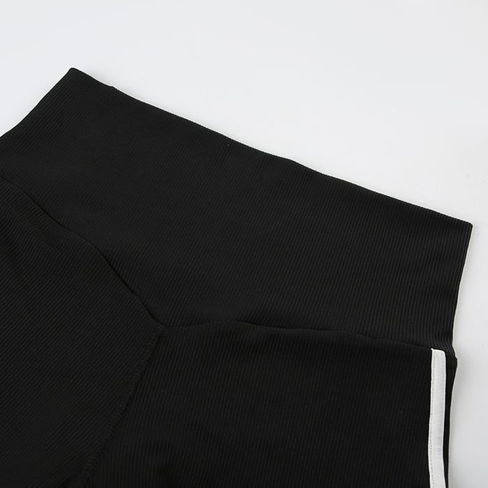 Female Sexy Drawstring Hip-lift Spandex Gym Booty Shorts