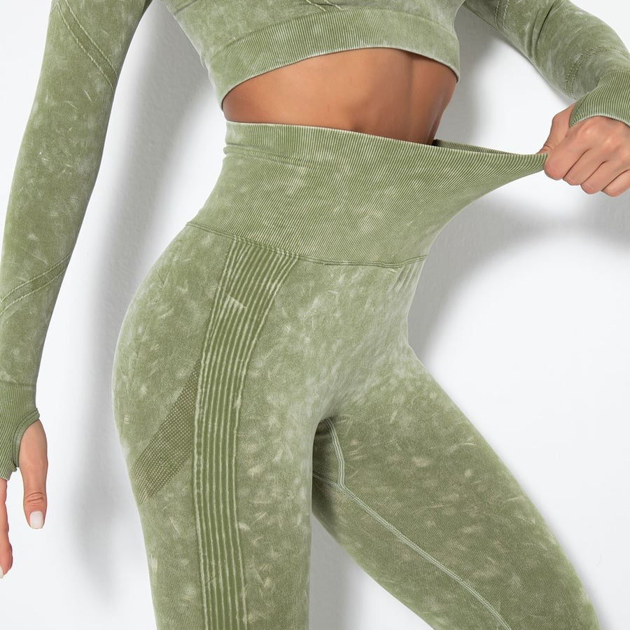BREEHER Seamless knit Lifts Hips Dries Quickly Leggings