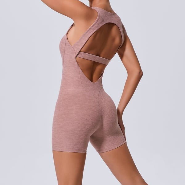 Seamless One-piece Fitness Sports Yoga Jumpsuit