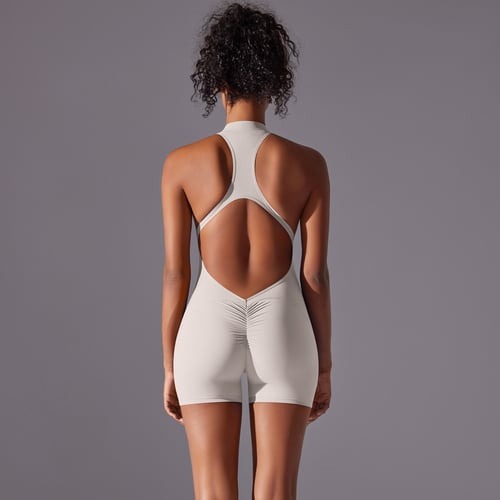 Sexy Halter Backless Hip-lifting Yoga Jumpsuit