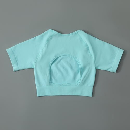 BREEHER Cut Out Shorts Sleeves Tops