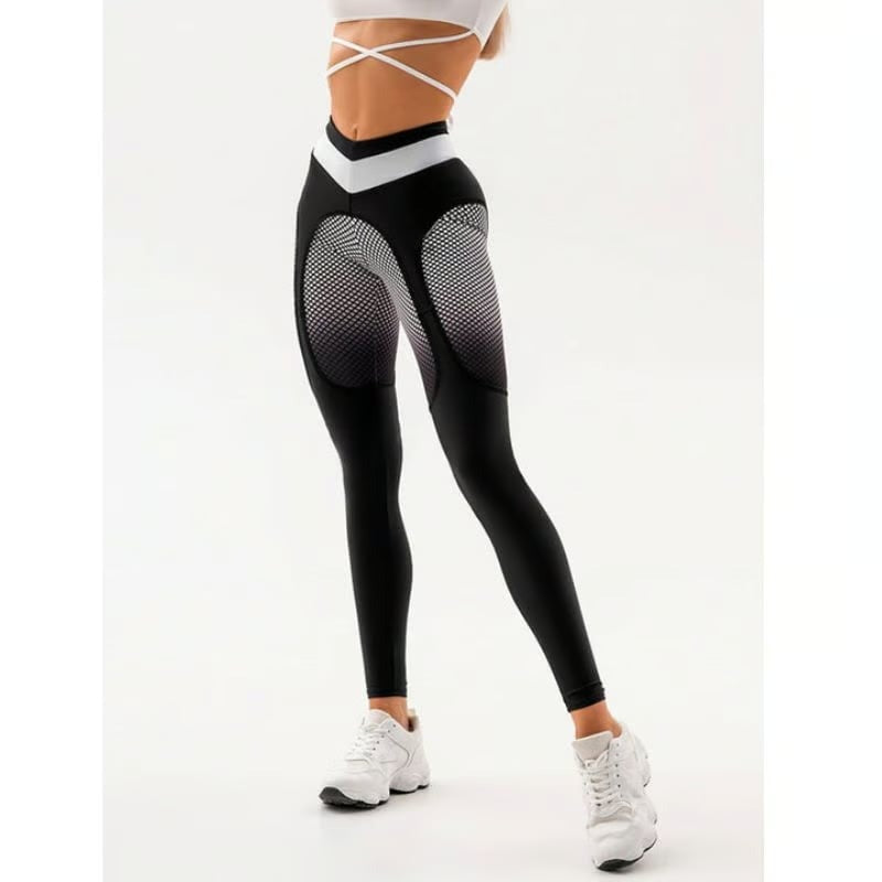 BREEHER High Waisted Printed Butt Lifting Leggings