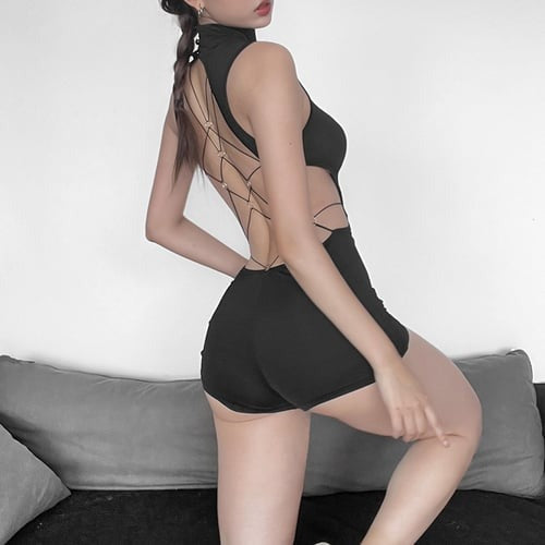 Extra Sexy Black Backless Jumpsuit