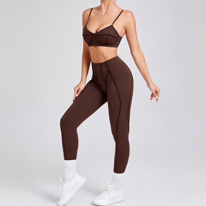 BREEHER Female Sexy Two Piece Set Sports Suits