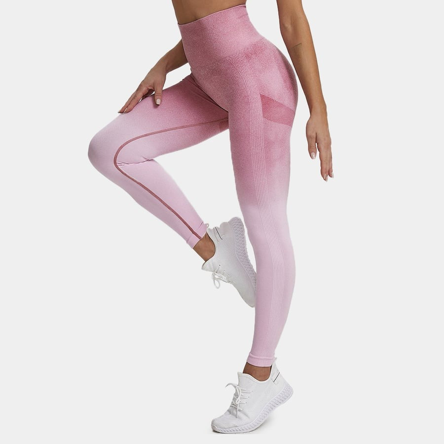 BREEHER Gradient Color Hip Lifting Leggings