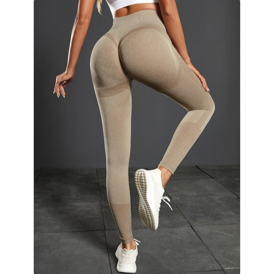 BREEHER Women's Fitness High Waist Hip Lifting Leggings