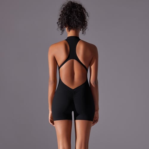 Sexy Halter Backless Hip-lifting Yoga Jumpsuit