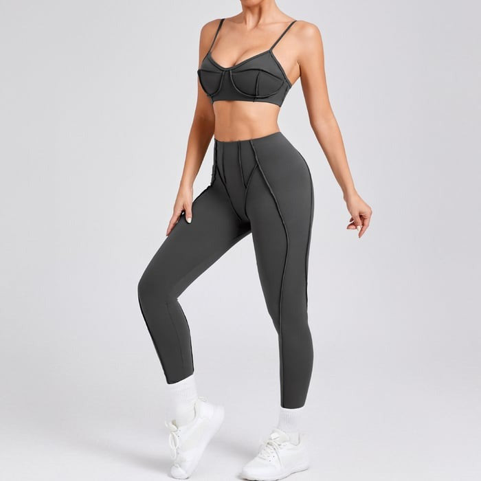 BREEHER Female Sexy Two Piece Set Sports Suits