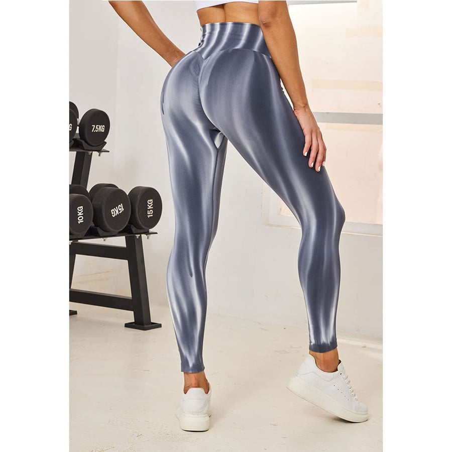BREEHER Gradient V Waist Shaping Hip Lifting Leggings