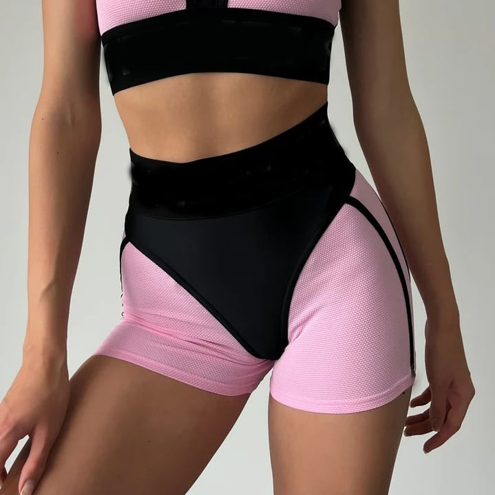 BREEHER Mesh Stitch Sports Shorts
