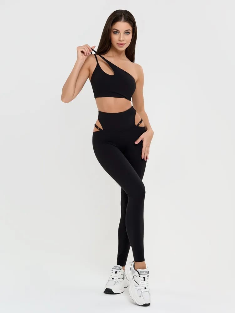 Extra Sexy Hollow Peach Hip Lift Leggings