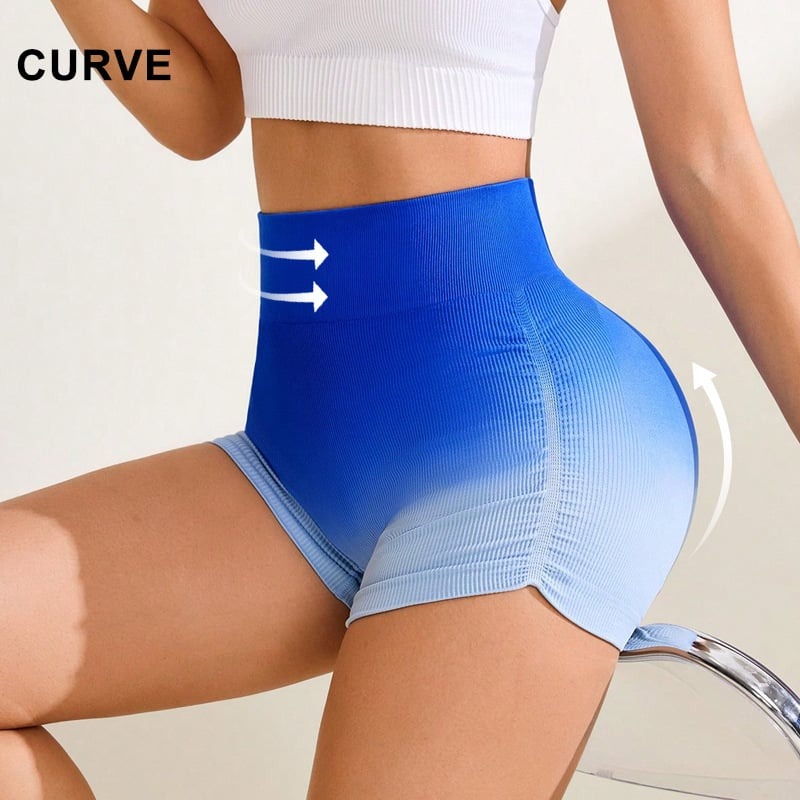 Seamless High Waist Hip Lifting Yoga Shorts