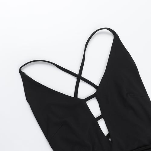 Sexy Deep V Neck Backless Jumpsuit