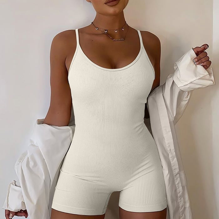 Seamless One-piece Fitness Sports Yoga Jumpsuit