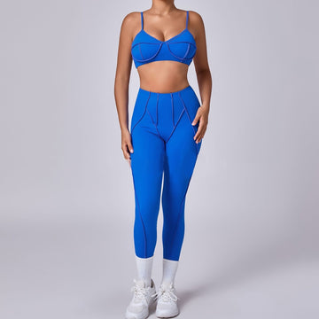 BREEHER Female Sexy Two Piece Set Sports Suits