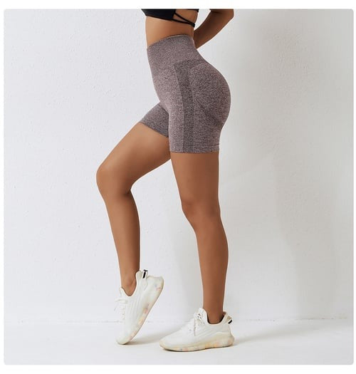BREEHER Women High Waist Hip Lift Quick Dry Shorts