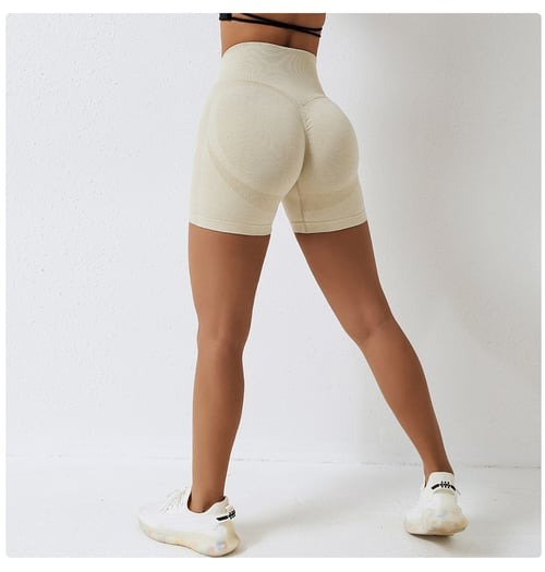 BREEHER Women High Waist Hip Lift Quick Dry Shorts