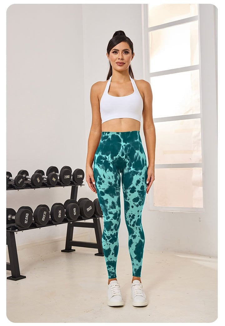 Gradient High Waist Shaping Hip Lifting Leggings