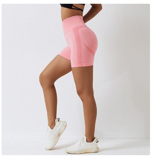 BREEHER Women High Waist Hip Lift Quick Dry Shorts