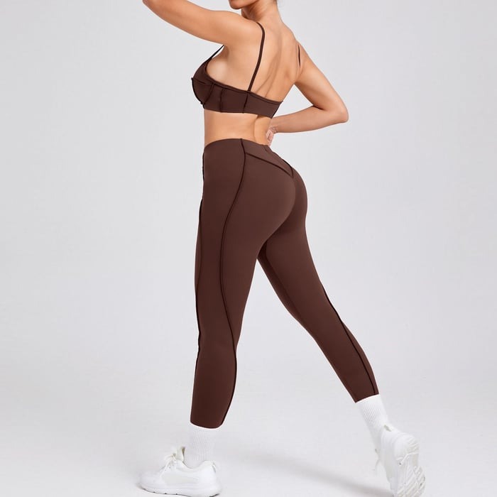 BREEHER Female Sexy Two Piece Set Sports Suits