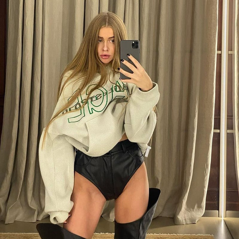 Sexy PU Pockets Hot Shorts