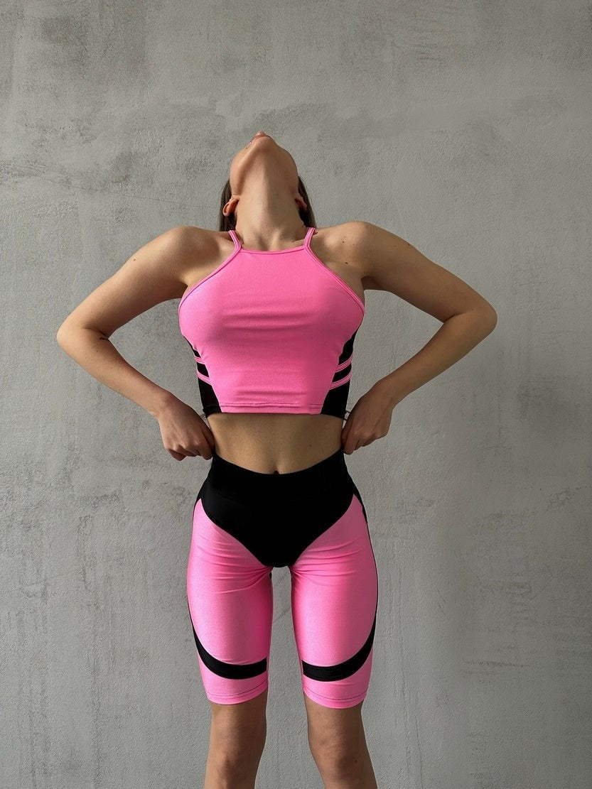 Super Nuts Push-Up Stitching Peach Hip Lifting Shorts