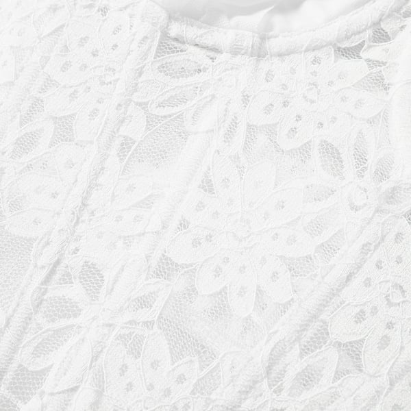 Sexy Lace Splice Halter Neck Tops