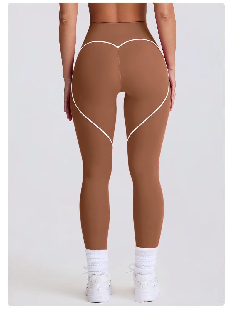 Love Peach Seamless Tight Hip-Lifting Yoga Leggings