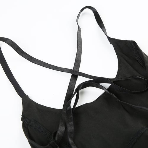 Solid Color Suspender Backless Jumpsuit & Long Sleeve Cover Up Yoga Set