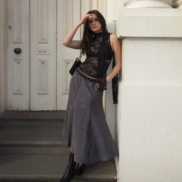 Sexy Lace See-Through Strapless Vest Top
