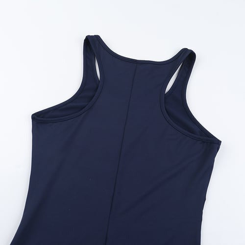Water Drill Letters Tank Jumpsuit