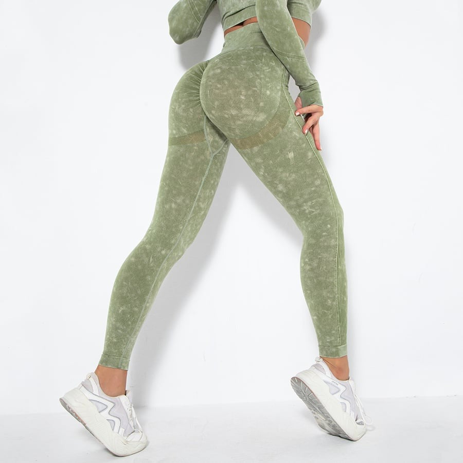 BREEHER Seamless knit Lifts Hips Dries Quickly Leggings