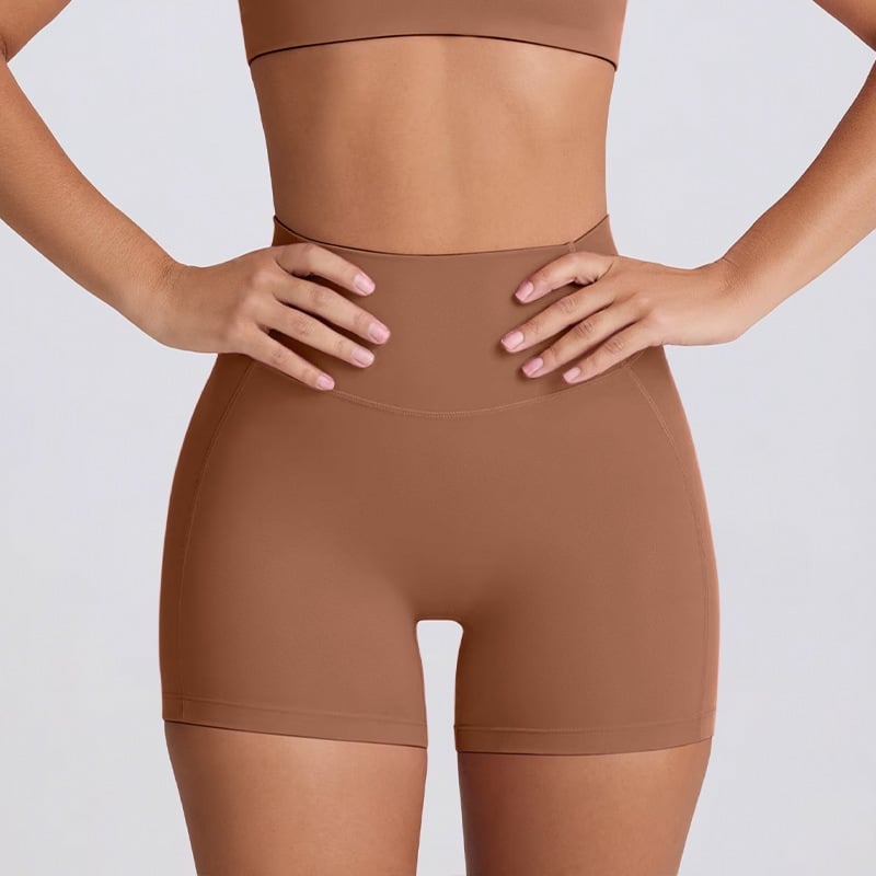 Sexy Heart Seamless Peach Hip Lifting Yoga Shorts