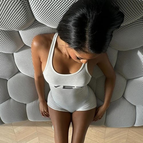 Sexy Letter Printed Jumpsuit