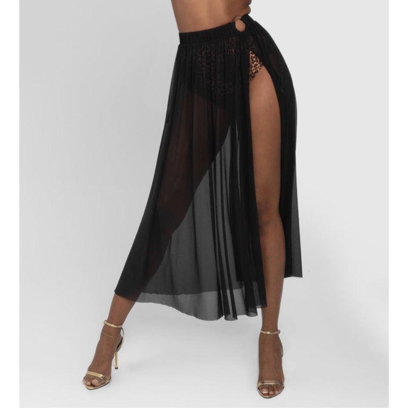 Tummy Control Black Sling Shaping One-Piece Swimsuit Set