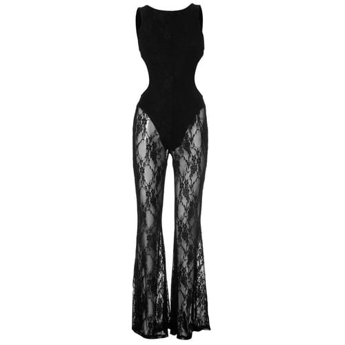Sexy Lace Mesh Jumpsuit