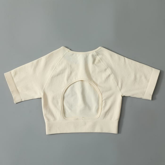 BREEHER Cut Out Shorts Sleeves Tops