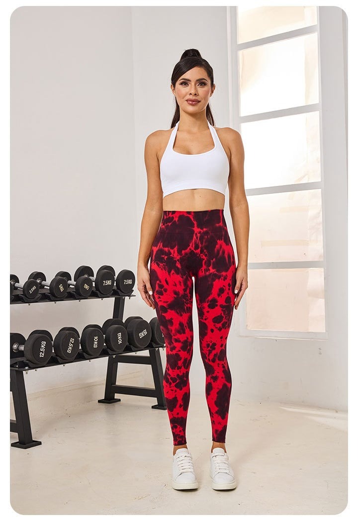 Gradient High Waist Shaping Hip Lifting Leggings