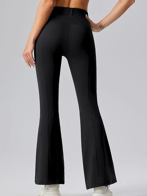 Female Sexy Denim Zipper Flare Leggings