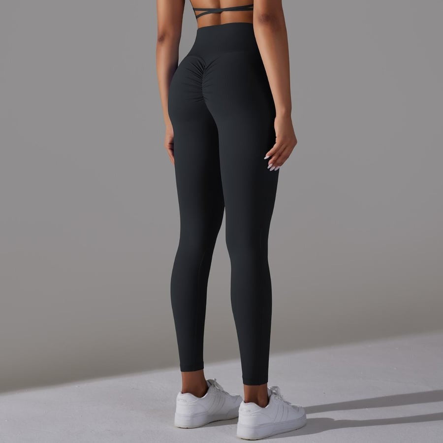 BREEHER Cross Waist Pocket V Waist Leggings