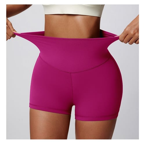 Hollow Cross Back Hip-Lifting Yoga Shorts