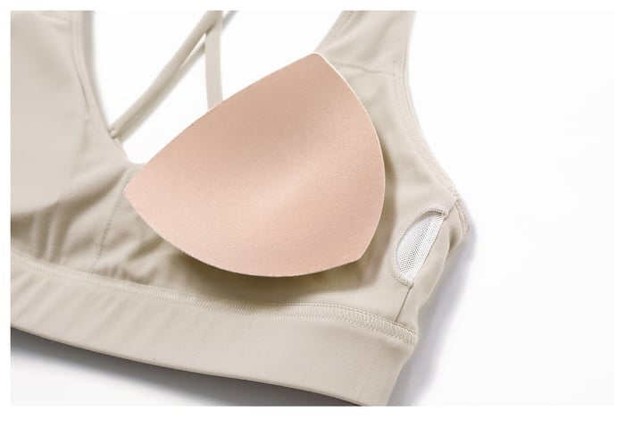 BREEHER U Neck Cross Straps Quick Drying Sports Bras