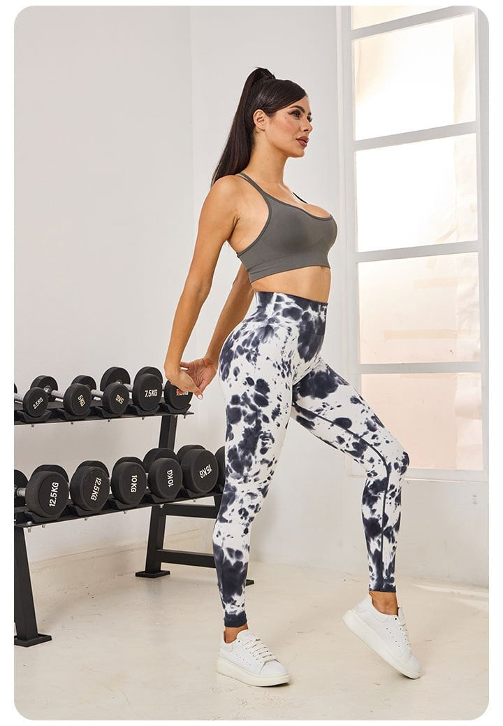 Gradient High Waist Shaping Hip Lifting Leggings