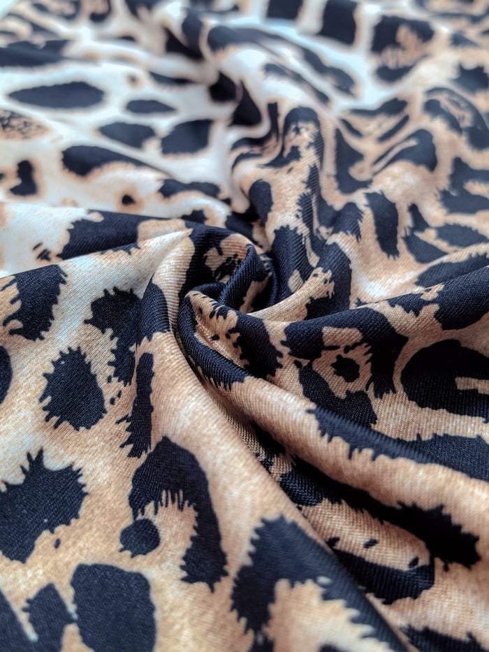 Sexy Leopard Printed Zipper Tight Jumpsuit