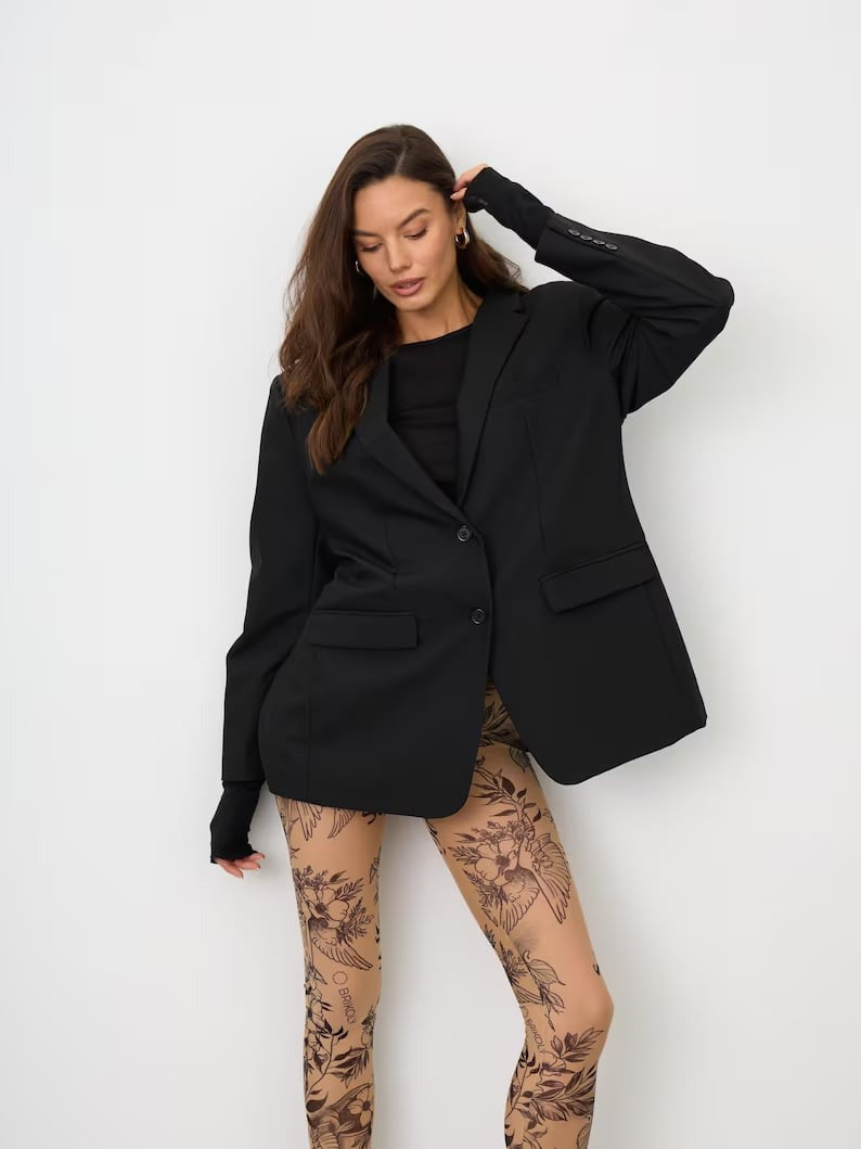 Female Sexy Mesh Printed Leggings