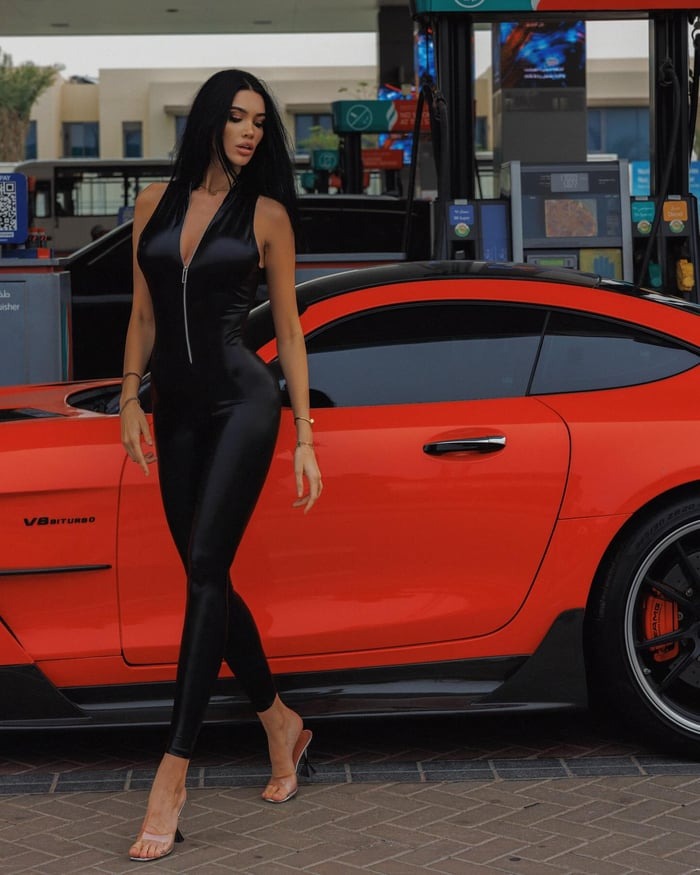 Sexy Pu Zipper Sleeveless Jumpsuit
