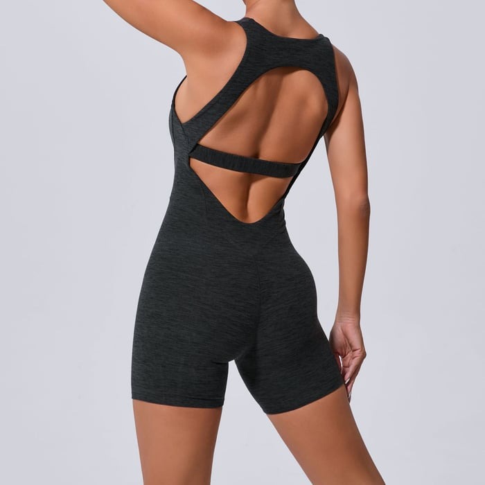 Seamless One-piece Fitness Sports Yoga Jumpsuit