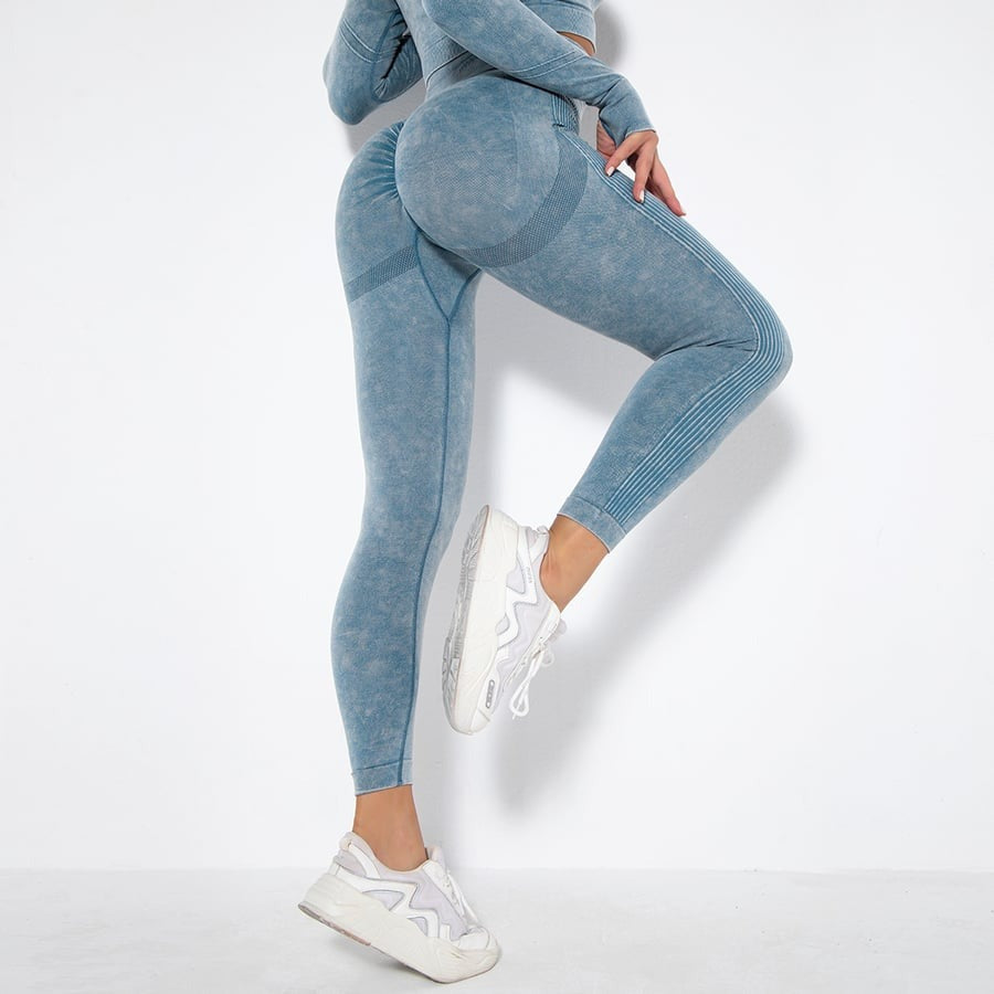 BREEHER Seamless knit Lifts Hips Dries Quickly Leggings